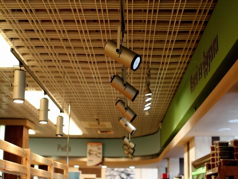 LED светильники в торговом освещении