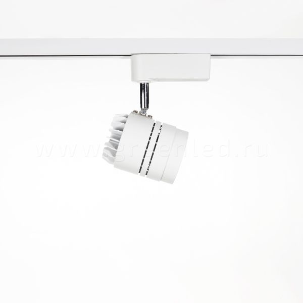 Трековый LED светильник TRV-5007, белый, вид сбоку