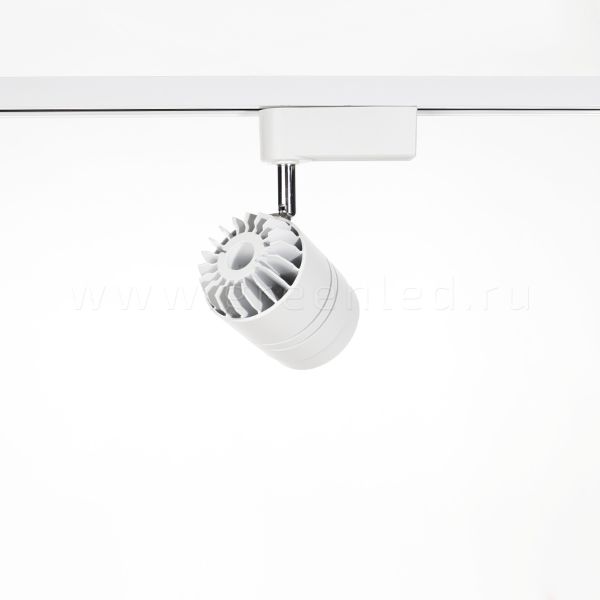 Трековый LED светильник TRV-5007, белый, вид сзади