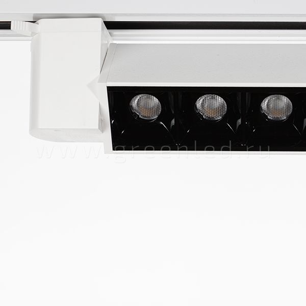 Трековый LED светильник TRV-L01, белый, крупный план