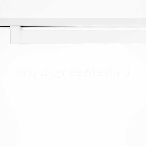 Трековый LED светильник TRV-L02, белый, вид сбоку